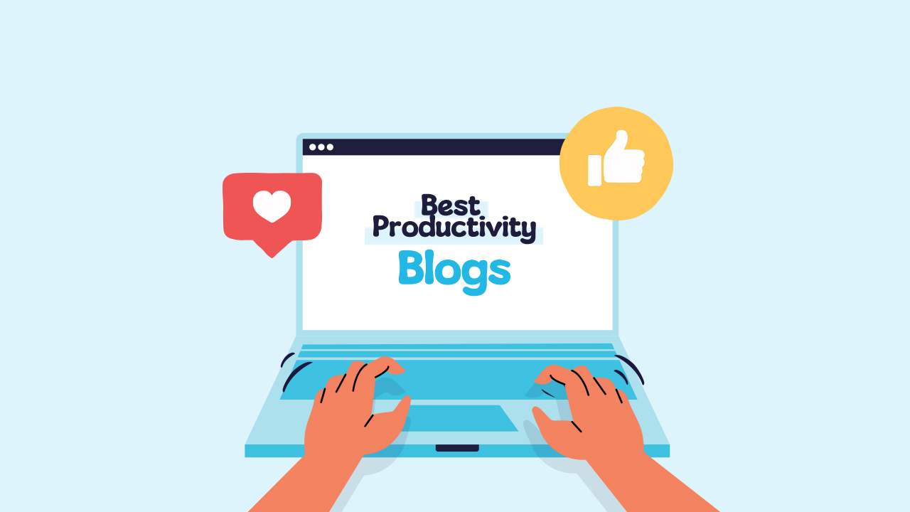 two people reading productivity blog