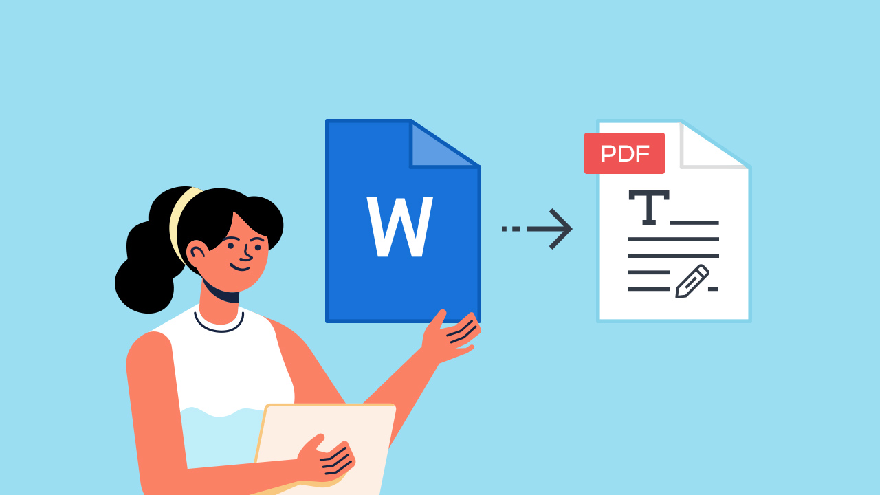 word document and fillable PDF
