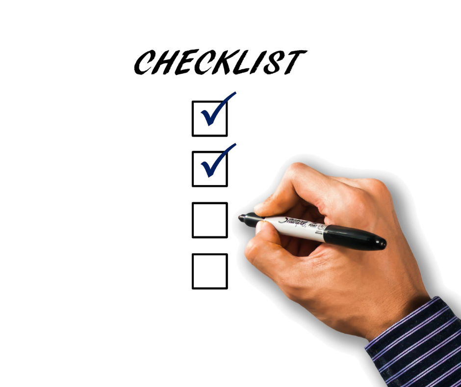 checklist sample by PlatoForms Online PDF tool