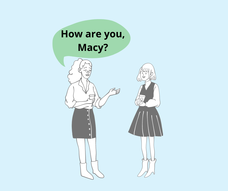 women talking- establishing rapport using PlatoForms online PDF tool