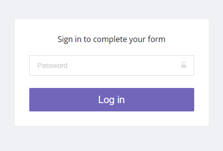 Password Protected PDF Online Form