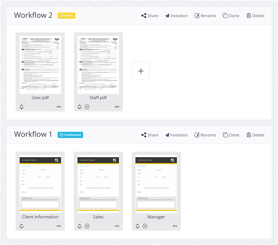 Workflow showcase