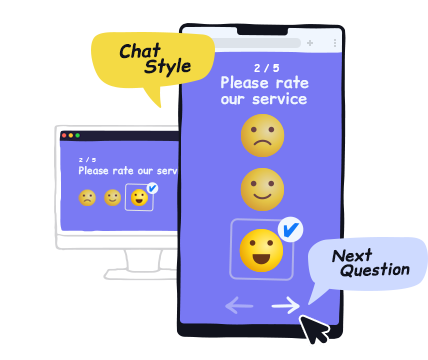 Single question focus vs overwhelming multi-field form