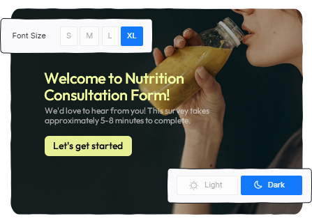 Professional welcome page with clear expectations
