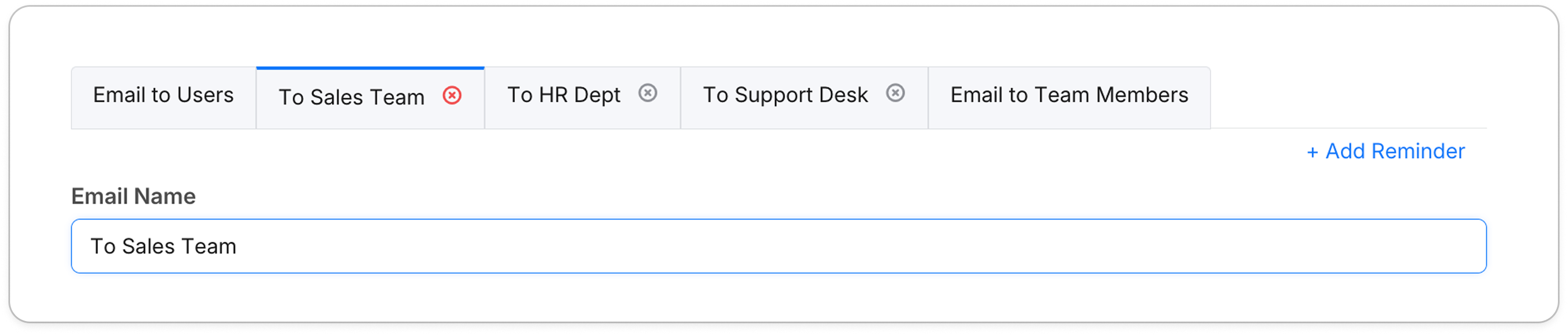 在 PlatoForms 中自定義不同部門的電子郵件標籤名稱