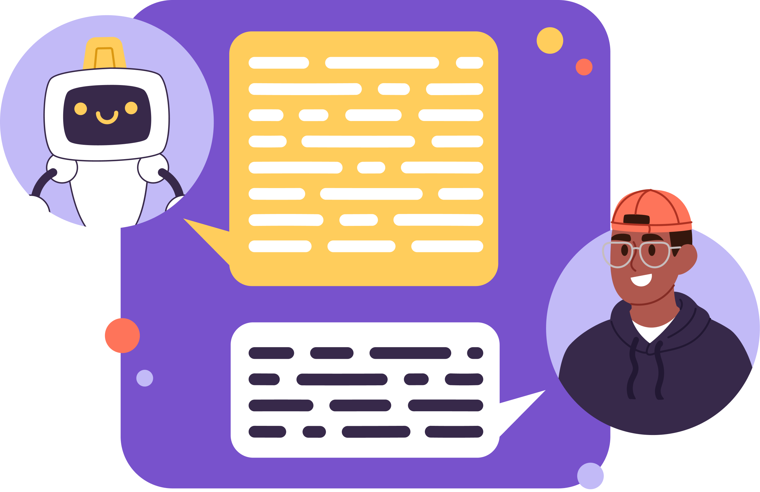 AI chatbot interface for form creation