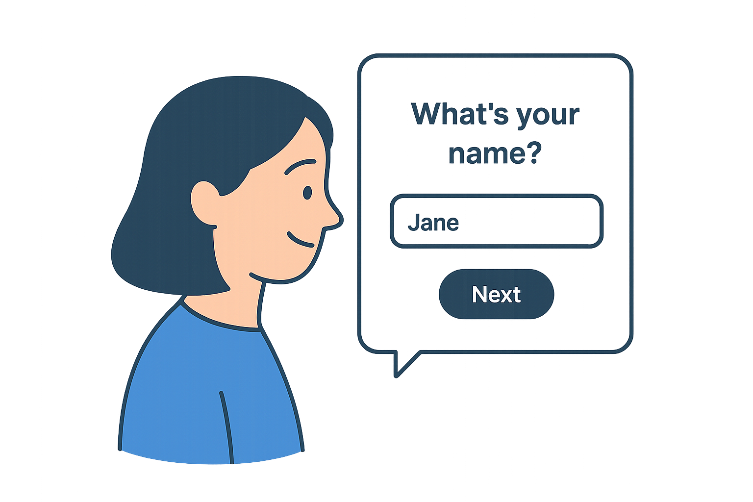 Conversational form UX