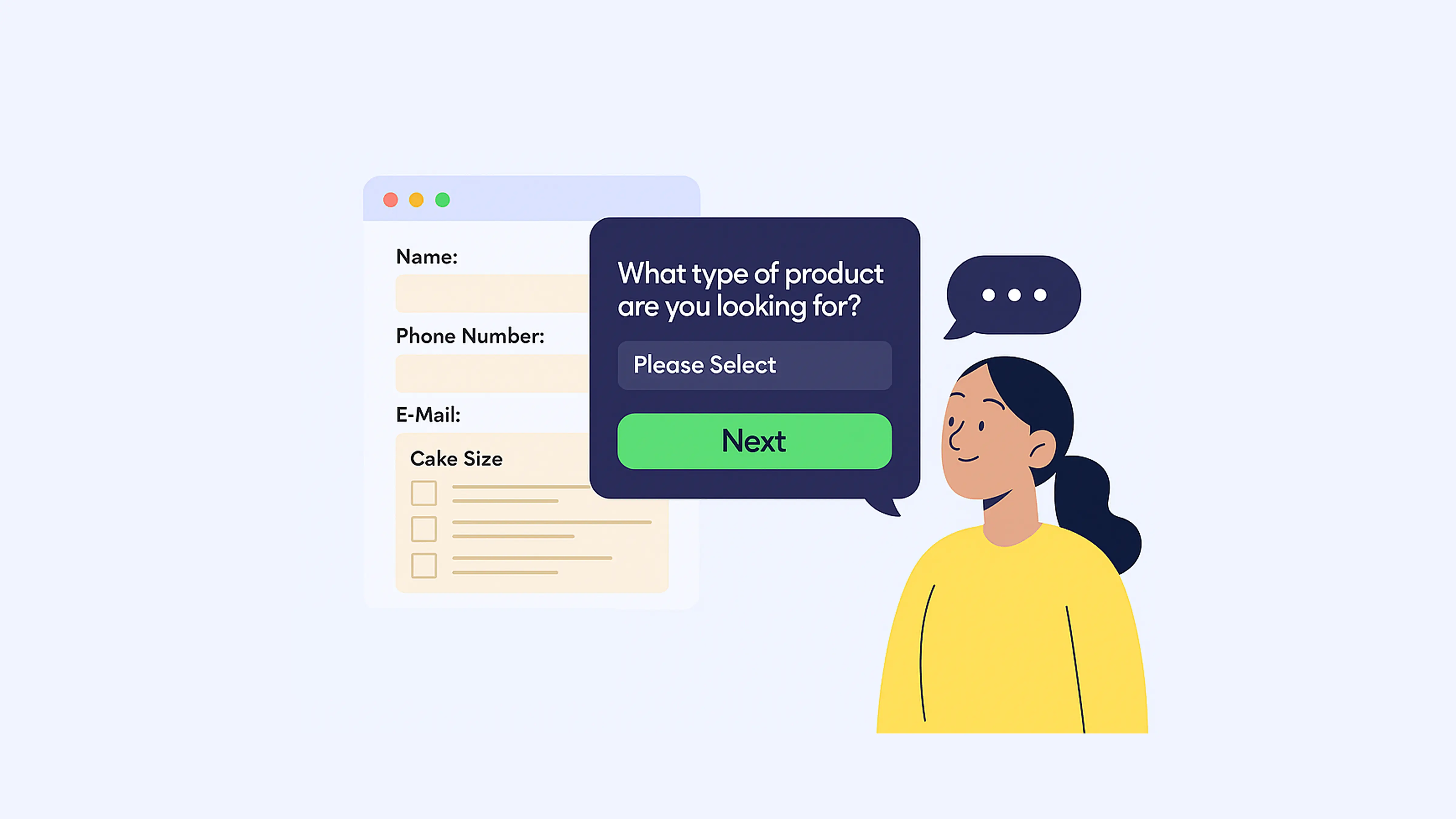 How to Build Product Recommendation Forms, Chat-Style