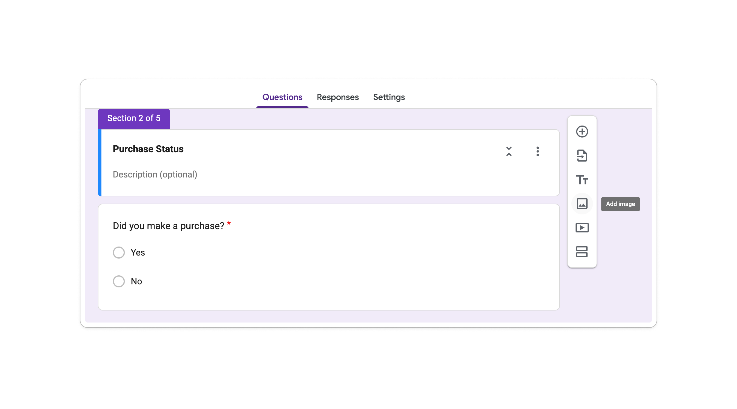 Ajouter une image dans Google Forms