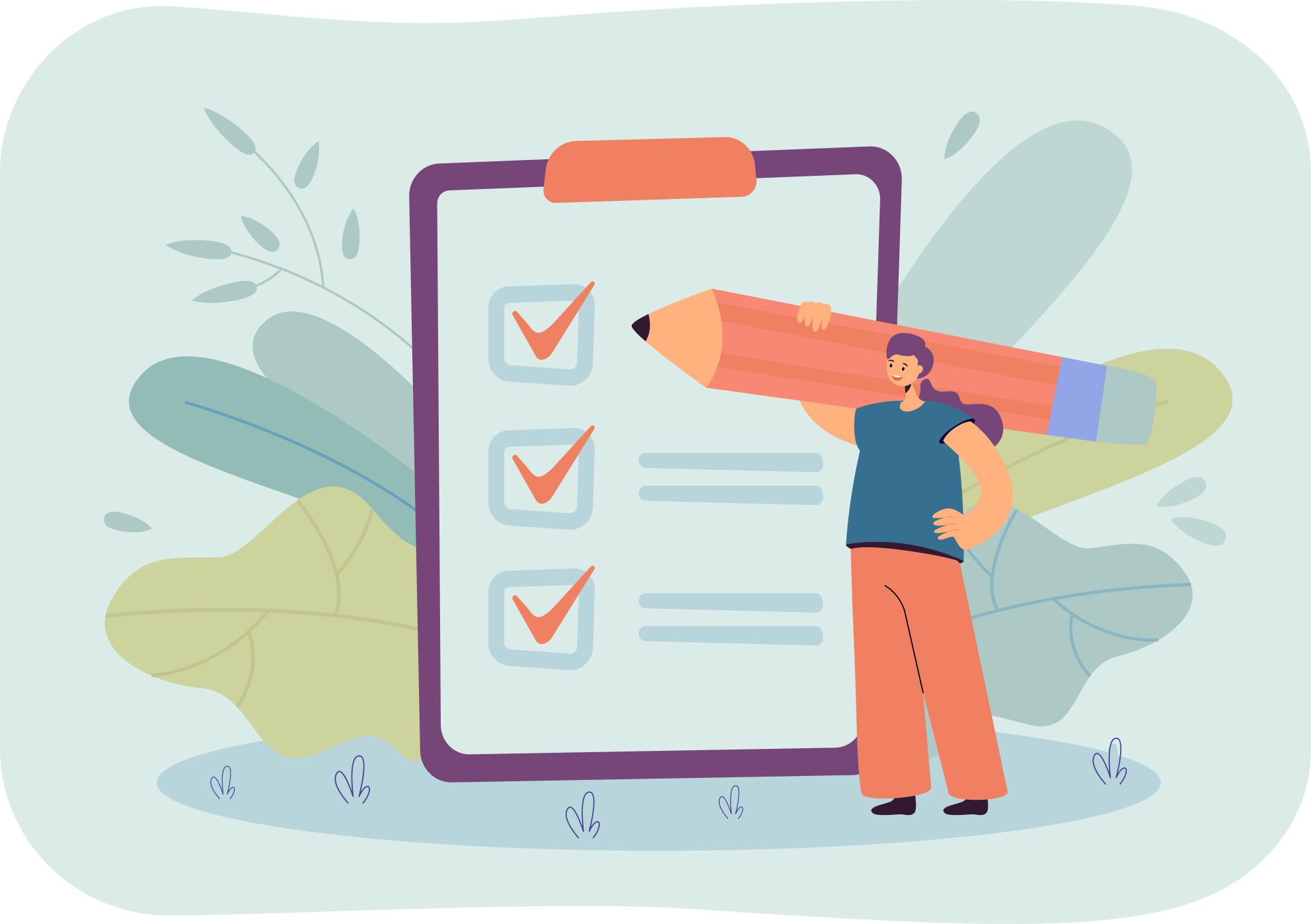 客戶接待在線表格的檢查清單