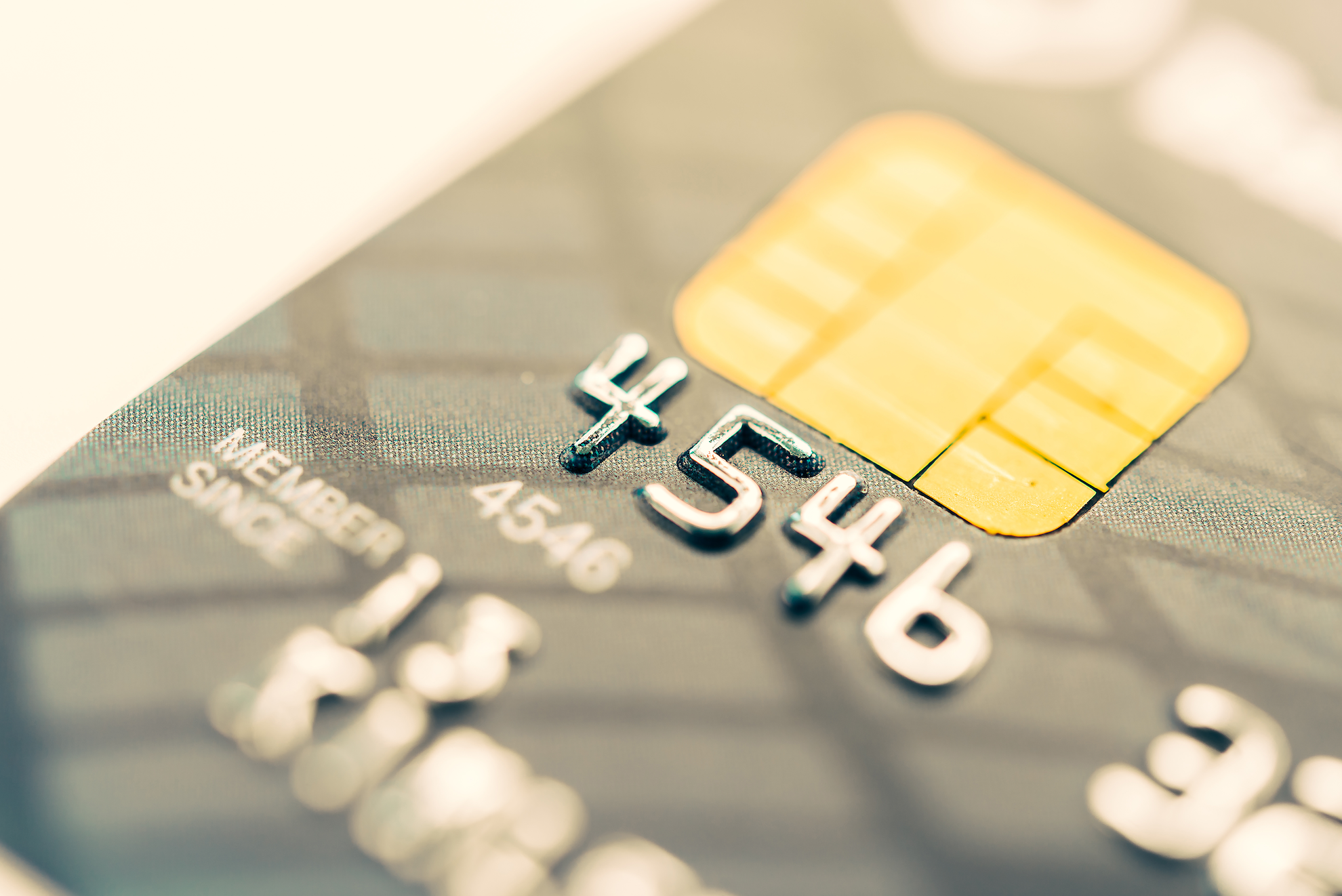 Credit card illustration representing traditional card payment
