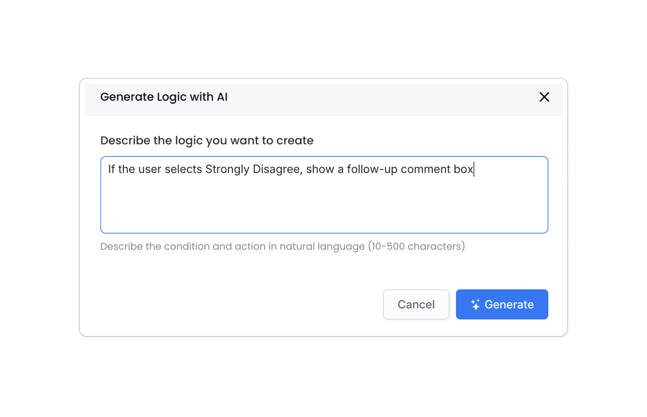Logik durch PlatoForms KI generieren