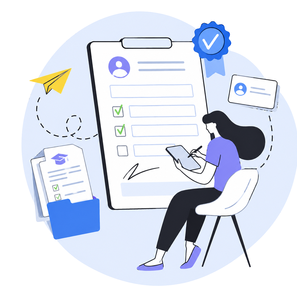 Creador de Documentos PDF de PlatoForms creando un nuevo documento de solicitud con IA