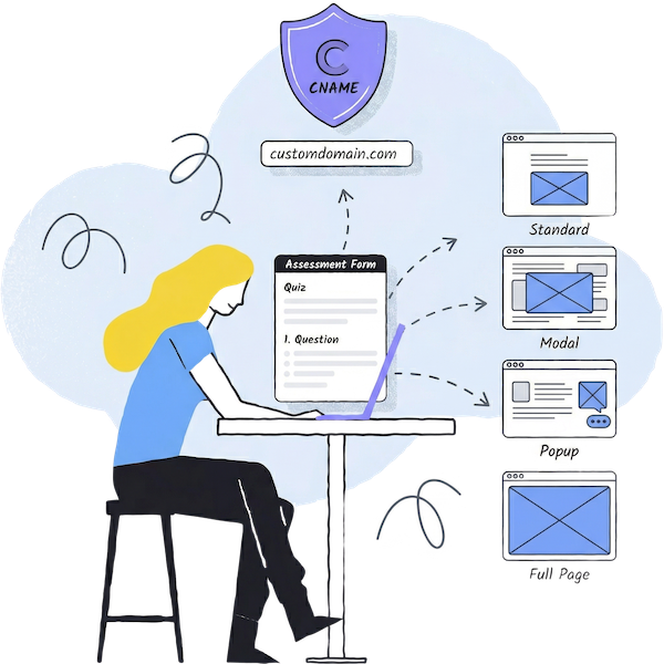 PlatoForms AI recognition tool converting a static paper PDF into a structured, fillable online client intake form on a tablet