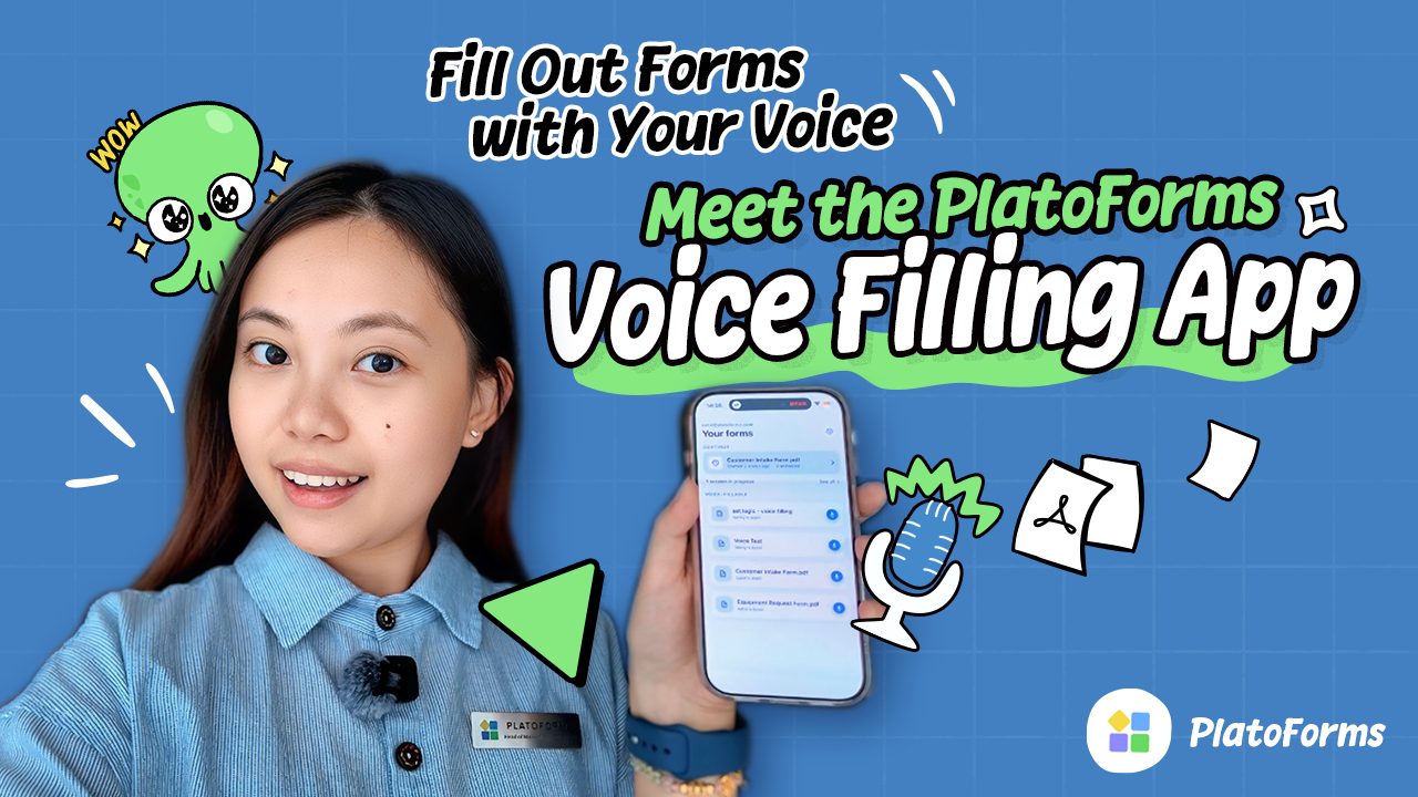 Tutoriel montrant comment remplir un formulaire PlatoForms avec le Remplissage Vocal