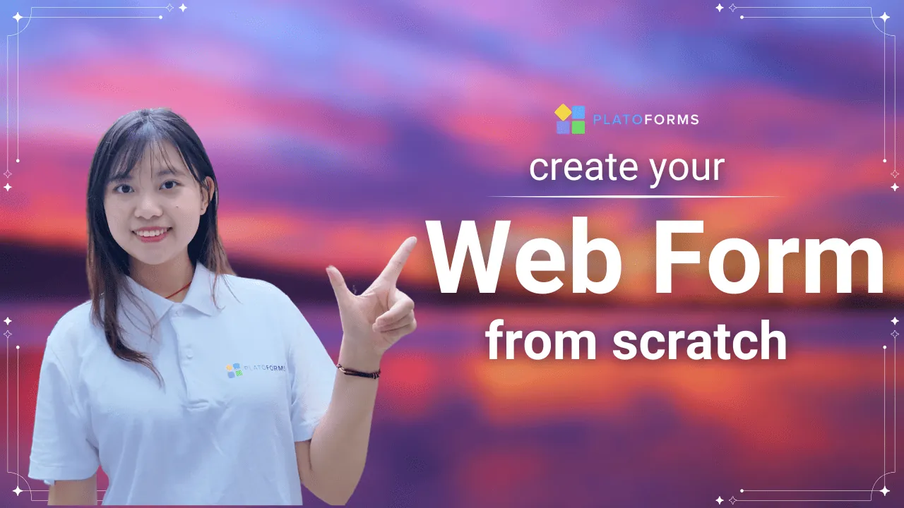 Tutorial mostrando cómo construir y publicar un formulario web en línea en PlatoForms