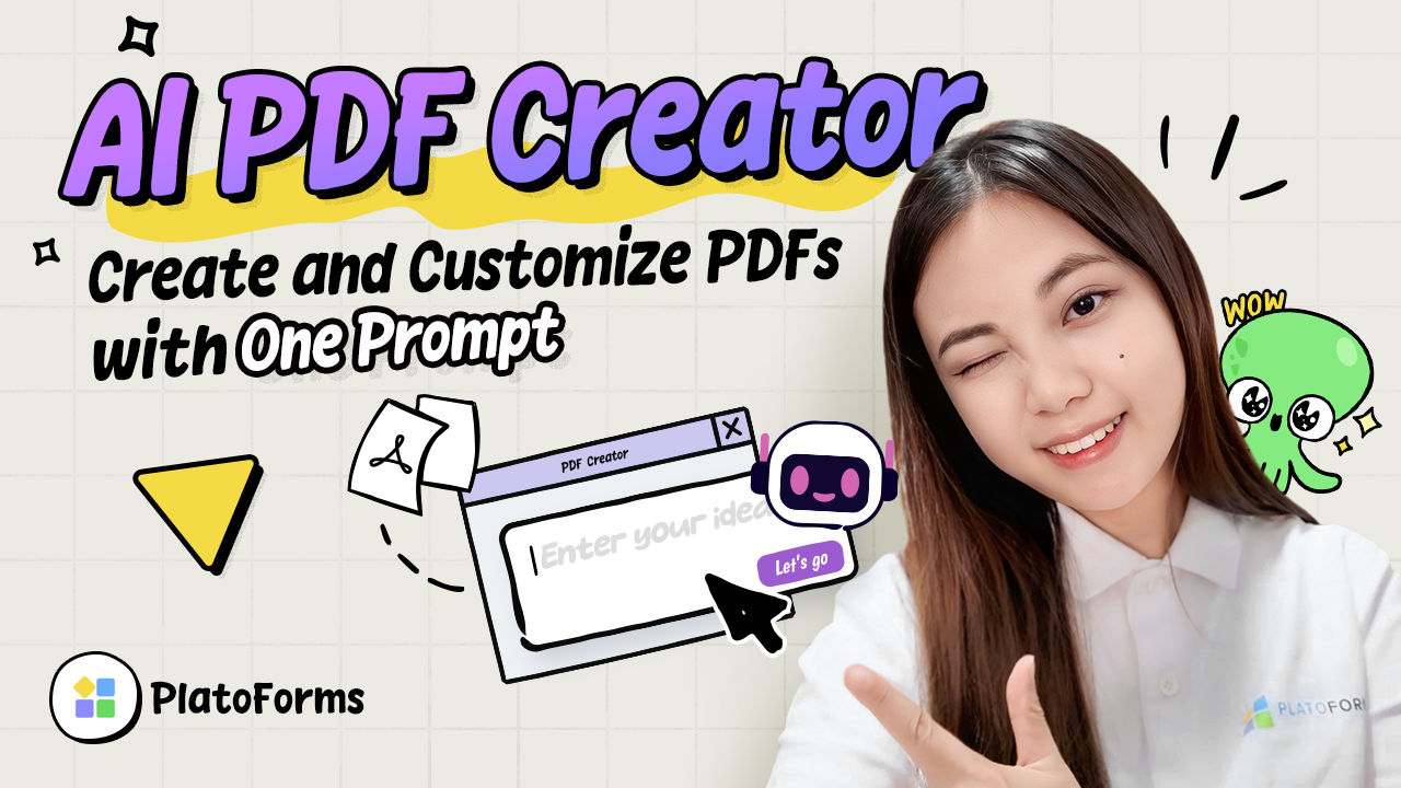 Tutorial del Creador de Documentos PDF mostrando un documento generado por IA