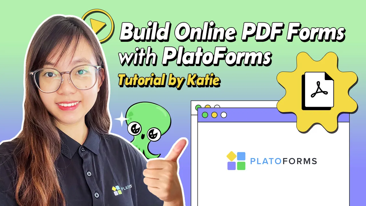 Tutorial mostrando cómo convertir un PDF en un formulario rellenable en línea