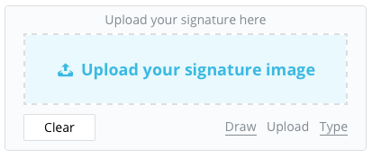 upload signature