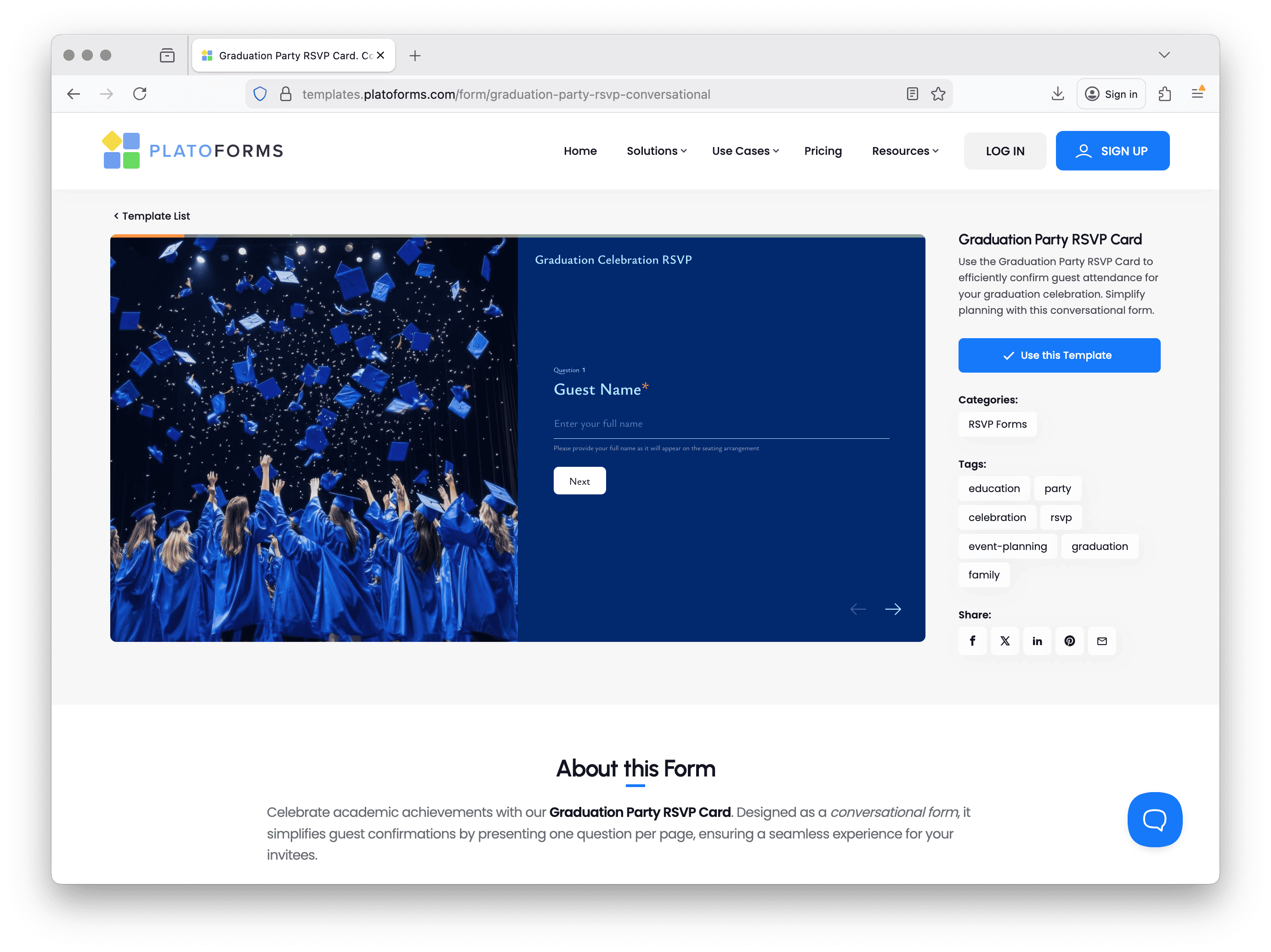 PlatoForms form template library with ready-to-use templates